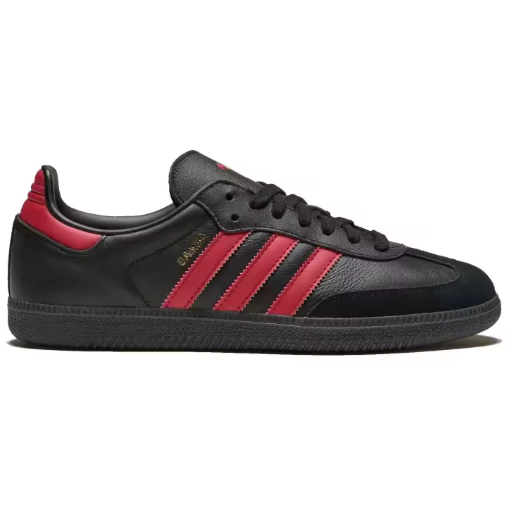 Zapatillas Adidas modelo Samba OG "Core Black / Mufc Red / Core Black" para hombre y mujer en color Negro - 1