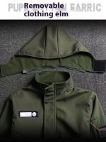 Chaqueta De Algodón Grueso Invierno Para Hombres Y Mujeres Impermeable Y Aislante Conjunto De Dos Piezas Para Actividades Al Aire Libre Y Ciclismo - details 12