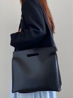 Bolso De Hombro Grande Para Mujeres Simple Y Elegante Bolso De Trabajo Y Estudio Bolso De Documentos Para Portátil Bolso De Moda De Cuero PU - details 3