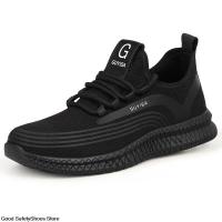 Zapatos De Seguridad Con Punta De Acero Para Hombre Ligeros Y Transpirables Botas De Trabajo Con Malla Cierre De Lazo Antipinchazos Y Resistente Al Desgaste - details 31