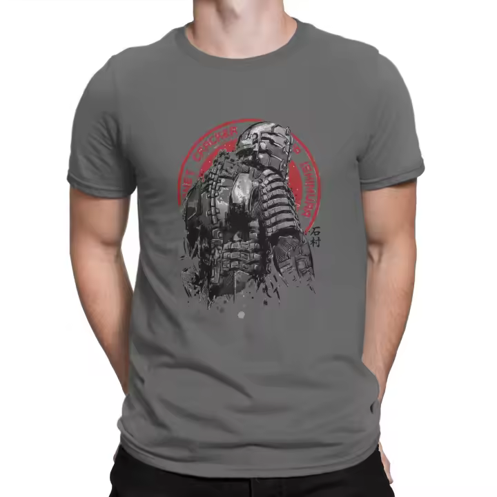 Camiseta De Horror Dead Space Para Hombre Camiseta Oversize Casual Estampada Isaac Clarke Sumi E_proc Moda Hipster Unisex T-Shirt - 1