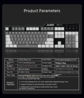 Teclado Mecánico AJAZZ AK35I 110 Teclas En Blanco Con Cable Para Gaming Y Uso En Computadora Y Portátil Compatible Con USB - details 11