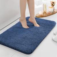 Alfombra De Baño Antideslizante Absorbedora De Agua Gruesa Alfombra De Pelo Largo Lavable En Máquina Duradera Para Toilette - details 4