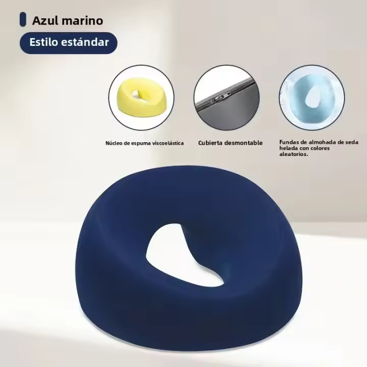 Almohada Para Descansar La Cara Bajo De Espuma De Memoria Ergonómica Para Masaje En Casa Y Salón De Belleza Almohada De Soporte Para Descanso Prone - 1