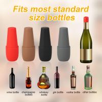 Tapones de silicona para botellas de vino, reutilizables, con Doble sellada. - details 3