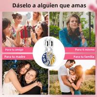 Encantos De Estrella Luminosa Platinados Para Pulsera Original Joyería DIY Simbolo Eterno Colgante De Amor Cadena De Seguridad Compatible Con Pulseras Originales - details 119