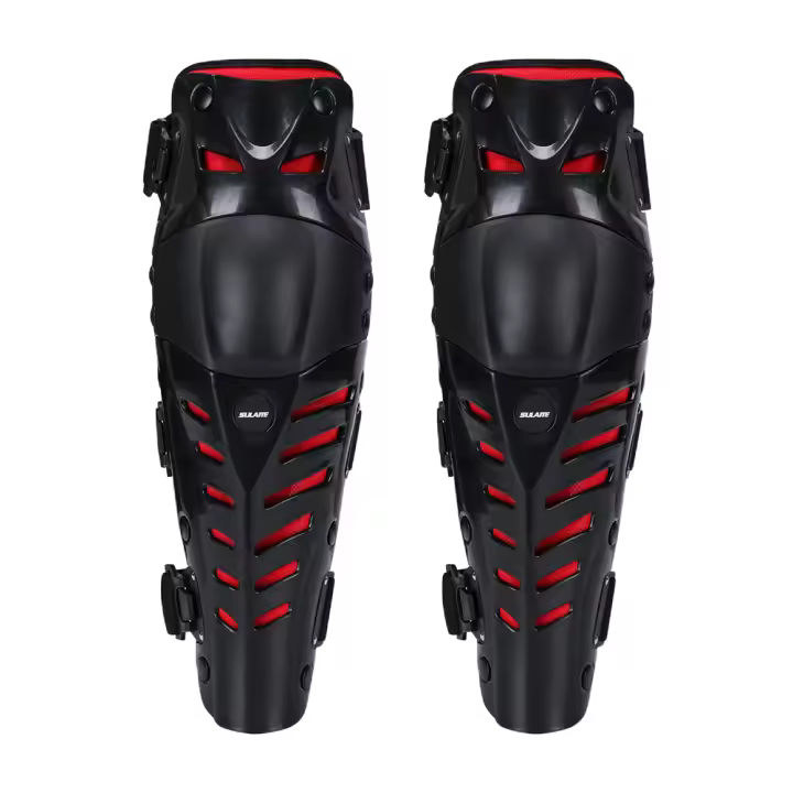 Protector De Rodilla Para Motocross Malla Transpirable Protector De Rodilla Suave Para Montar En Bicicleta MTB Y Off-Road - 1