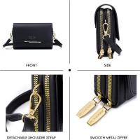 Bolso bandolera Pequeño para teléfono para Mujer, Bolso de Piel synthetic para teléfono móvil, tarjetero, Monedero y Bolso de mano, Bolso de hombre con Correa ajustable - details 3