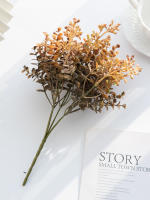 Arbusto Artificial De Eucalipto En Plástico Para Boda Banquete Novia Decoración De Navidad Para El Hogar Y Jardín Outdoor Estilo De Flor De Cerezo - details 12