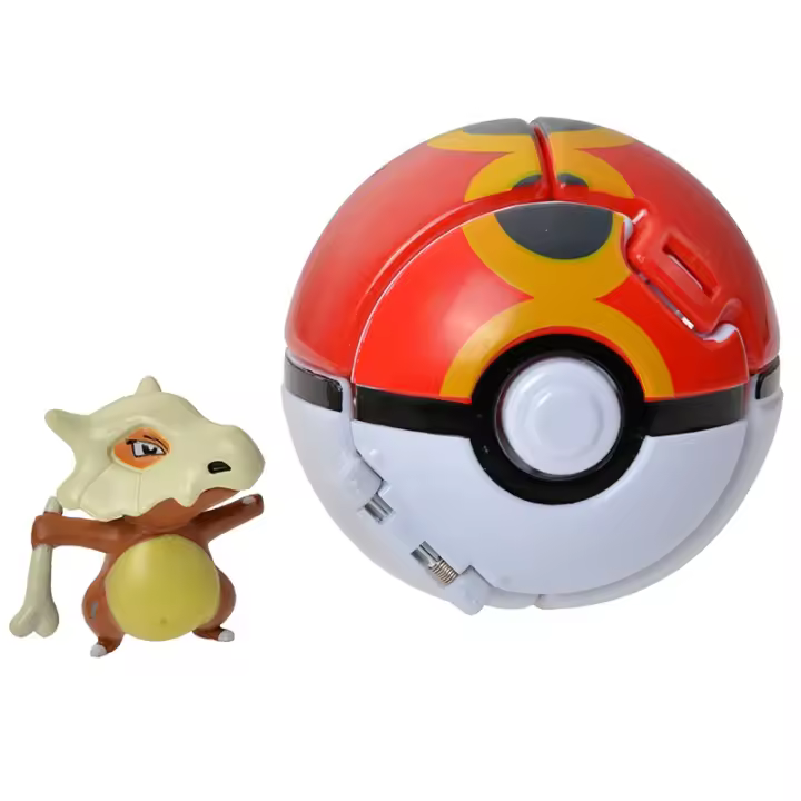 Figuras De Pokemon Juguete De Acción Con Pokebola Pikachu Charmander Eevee Peluches Para Niños Regalo De Cumpleaños - 1