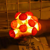 Luz De Hongo LED Rojo Para Decoración De Navidad Y Hogar Operada Con Batería Cadena De Luces De Hadas Para Cocina Y Habitaciones - details 3