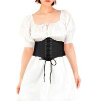 Corset Mujer Cinturón Ancho Elástico, Corsé Atado Cintura Corset Sexy Retro Las Mujeres Corsés Vestidos de Fiesta para Fiesta Navidad y Halloween Carnaval - details 0