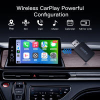 Adaptador Wireless CarPlay Mini 2024 Smart Box CarPlay Dongle Bluetooth WiFi Conexión Rápida Plug And Play Para OEM Wired CarPlay Coche - details 0