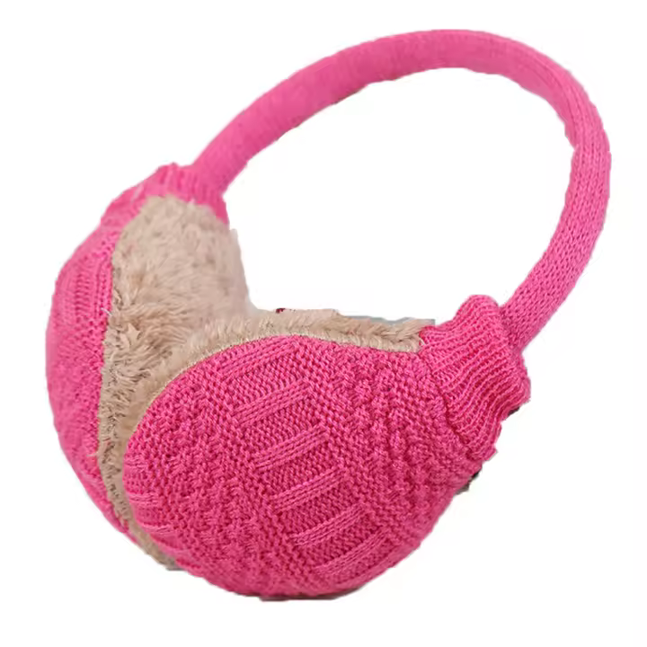 Orejeras de invierno para mujer, Orejeras de invierno para mujer Unisynes Orejeras de punto cálido Orejeras plegables - 1