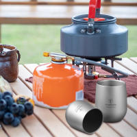 Tomshoo  De Titanio Aislada Para Camping Y Senderismo Vaso Doble Muralla Para Bebidas Resistente Al Agua Hervida Accesorio De Camping Esencial - details 9
