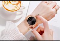 Reloj De Pulsera De Lujo Para Hombres Y Mujeres En Color Rosa Oro Con Correa De Acero Inoxidable Y Cierre De Seguridad Reloj De Moda Negra Resistente Al Agua De 40mm - details 11