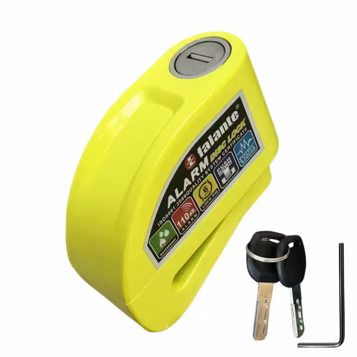Cerradura De Seguridad Anti-Robo Para Motocicleta Y Scooter Falante Con Alarmas De Disco De Freno Y Aleación De Aluminio - 1