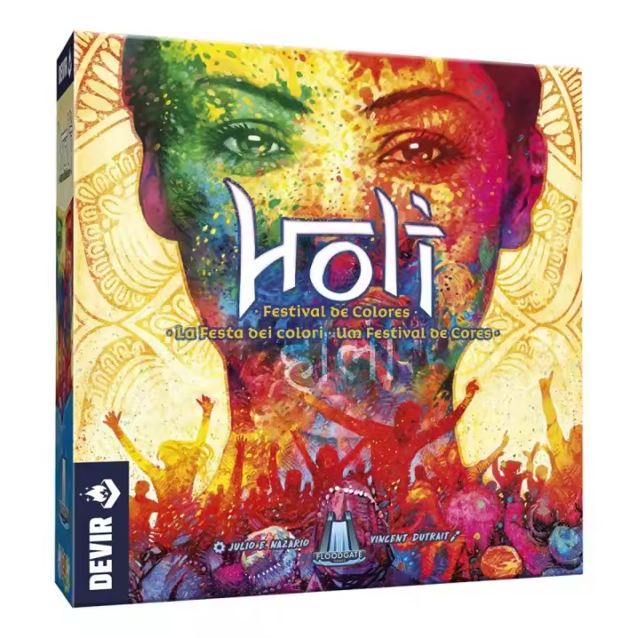 Devir Holi Festival de Colores - Juego de Mesa Temático 3D - 1