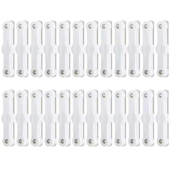 24/50 pack self-adhesive mosquito net strips for windows and doors fixing clips for installing mosquito nets - 1