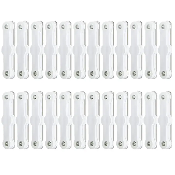 24/50 pack self-adhesive mosquito net strips for windows and doors fixing clips for installing mosquito nets - 1