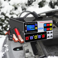 Cargador De Batería Automóvil De Alta Potencia 400A 12V/24V Cargador Rápido Con Pantalla LCD Five-Stage Autostop Para Baterías De Coche - details 10