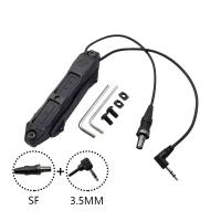 Interruptor De Luz Escuadrilla Táctica De Presión Augmentada Doble Función Para Flashlight SF/2.5MM/3.5MM Material De Nylon Color Negro/Desierto - details 0