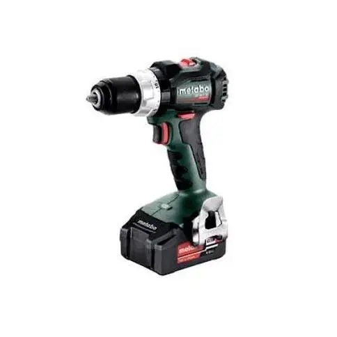 Taladro atornillador de percusión a batería 18V 2x4ah. Metabo - 1