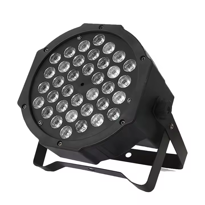 Luz de escenario RGB, 72W 36LED DMX512 RGB etapa luz fiesta disco lámpara con control remoto enchufe de la UE 110V ~ 240V etapa punto de luz para uso doméstico M-Clubs - 1
