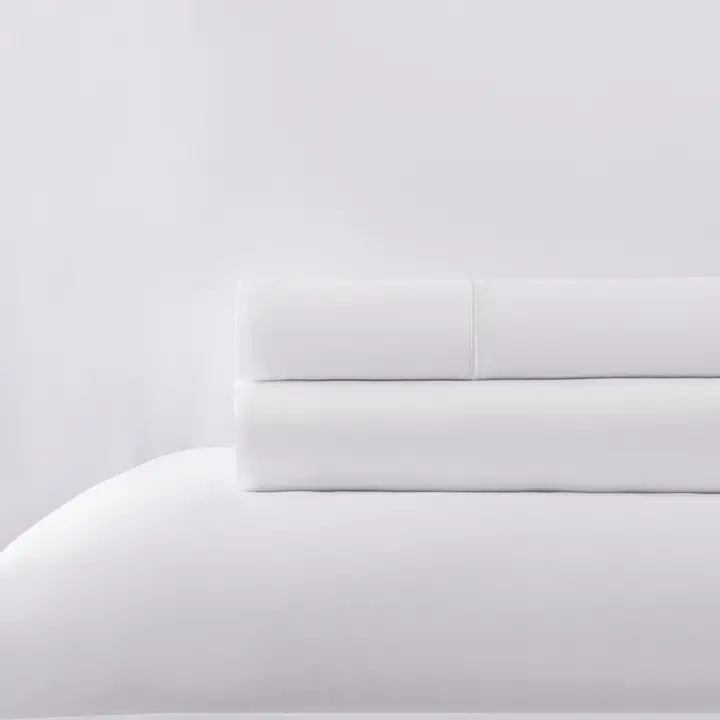 3 Sábanas BAJERAS, 300 hilos satén, 100% CO, blanco, hotel, alta calidad textil y resistente al lavado - 1