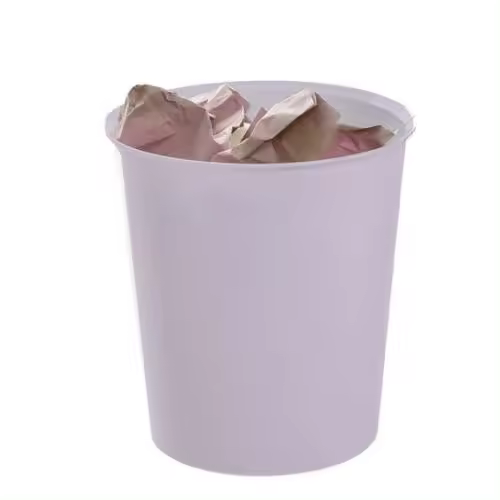 Papelera ecogreen 100% reciclado y reciclable malva pastel 18 litros 290x310 mm archivo 2000 2001 ml ps - 1