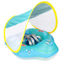 Nueva Actualización De La Piscina Flotante Para Bebés Con Canopy De Inflable Anillo Flotador Para Niños Juguete De Baño Para El Verano - details 12