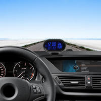 Reloj Electrónico Digital 4 En 1 Voltímetro Termómetro De Agua Y Luz Noturna Para Coche En Rojo Azul Verde Con Medidor De Temperatura Y Horloge - details 1