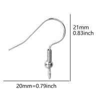 50/100PCS Tenedores De Aretes De Acero Inoxidable Color Plata Para Fabricación De Joyas DIY Gancho De Hierro Para Aretes Suministros De Enlaces - details 21