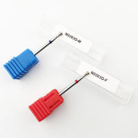 1PC Bit De Uñas Diamante Para Taladro Eléctrico Accesorio De Manicura Rotativo Redondo De Acero Inoxidable Para Salon De Belleza Y Uñas - details 3