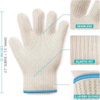 Oven Gloves Heat Resistant Hot Surface Handler Oven Mitts with Fingers, Non-Slip Double Layered Protection Kitchen Potholders- 1 Pair - details 0