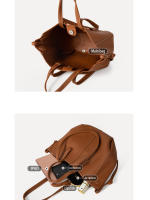 Bolso De Ala De Cuero PU Suave 2024 Nuevo Bolso De Mano De Gran Capacidad Para Mujeres Viajando Al Trabajo Con Sensación De Lujo - details 13