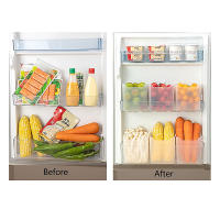 Caja De Almacenamiento Para Nevera Organizador De Alimentos Frescos Almacenamiento Frío Repostería Frutas Especias Caja De Cocina - details 10
