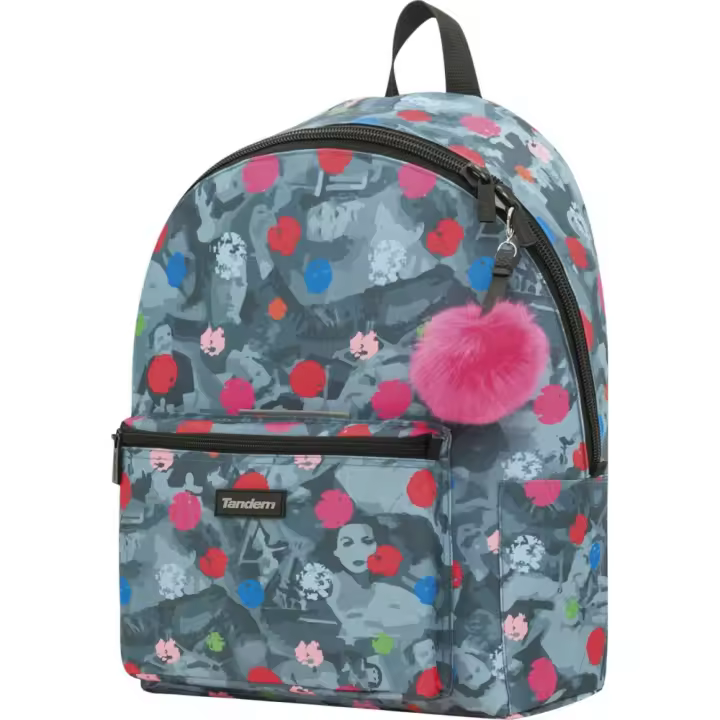 Mochila Teen Escolar Tandem Andy Warhol - Varios Colores - 1