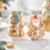 Juego De Botellas De Almacenamiento Ecológicas De Plástico Para Regalos De Navidad Y Año Nuevo Jarra Dulces Para Niños Caja De Decoración De Pastelería Y Chocolate Capacidad 401-500ml - details 1