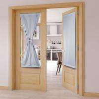 Cortina De Puerta Térmica Aislada 1PC Para Entrada Ventana Dormitorio Sala De Estar Decoración Del Hogar 100% Poliéster Moderno - details 8