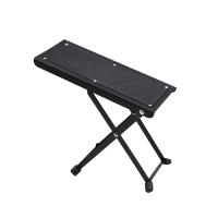 Pedal De Ajuste De Altura Y Antideslizante Para Guitarra Con Soporte Plegable Y Base Metálica Negra Accesorios Para Instrumentos Musicales - details 0