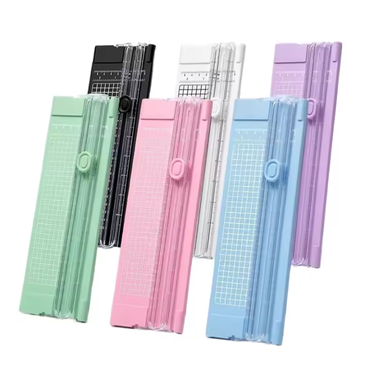 Cortadora De Papel A4 Bidireccional Con Regla Retráctil Para Fotografías Y Scrapbooking Máquina De Corte Ligera Y Portátil - 1