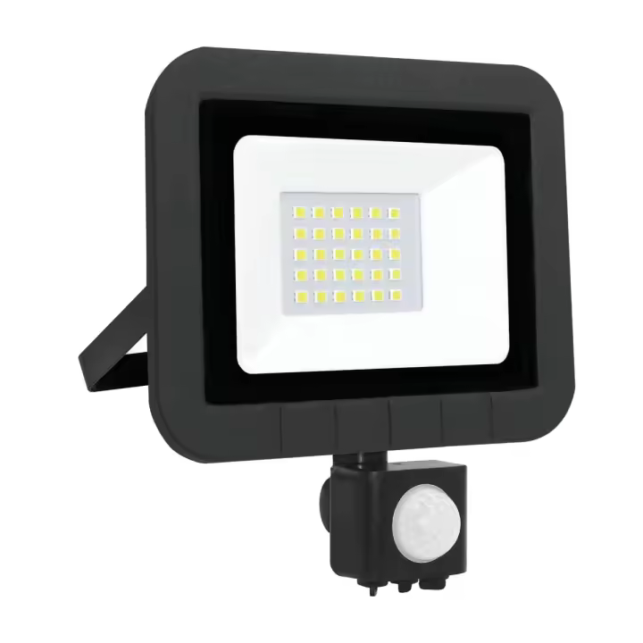 PROJETOR LED COM SENSOR PRETO MATEL 20W - 1