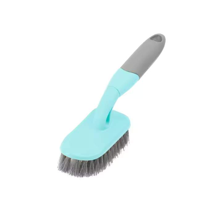 Shover Scrubber with Mango ergonómico Cerdas para baño Ducha fregadero alfombra Piso (9 pulgadas, Azul) - 1
