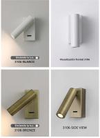 Lámpara De Pared LED Moderna Rotatable Y Ajustable Para Lectura Luz De Noche Para Dormitorio Sala De Estar Estudio Iluminación Doméstica - details 14