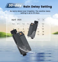 GIRIER Timer De Riego Inteligente WiFi Para Jardín Con Bomba De Agua Sin Requerir Enlace Tiempo De Batería De 2 Años Sistema De Riega Drip Para Tubo Estándar De 3/4" - details 4