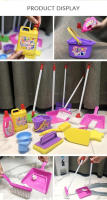 Juego De Limpieza Para Niños Con Cepillo De Maquillaje Y Escoba Mini Juguete Educativo Para Niñas Y Niños Set De Lavadora De Juguetes Para Jardín De Infantes - details 6