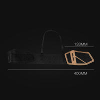 1-4PCS Cubiertas De Cuero Para Motocicleta Antideslizantes Protección De Punta De Zapatos De Motocicleta Accesorios De Protector De Palanca De Cambios TPU De Alta Elasticidad Unisex Color Marrón/Gris - details 3