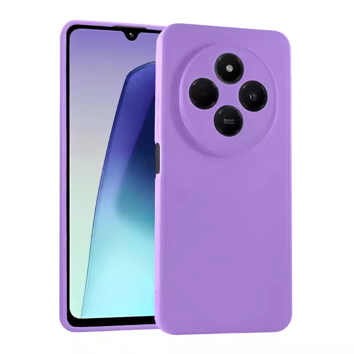 Funda + Protector Cristal Vidrio Templado Opcional Compatible Con XIAOMI POCO C75 Proteccion 3D Cubre Cámara, Carcasa, Gel TPU Silicona Suave Mate, Color Negro Azul Rojo Rosa Morado, Ajuste Perfecto, Acceso Conectores, Carga Meloenvias mle26 - 1