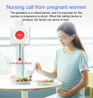 Botón De Llamada WiFi/Zigbee Tuya Smart Emergencia SOS Para Ancianos Y Pacientes Sistema De Alerta De Seguridad Para Ayuda Rápida - details 4